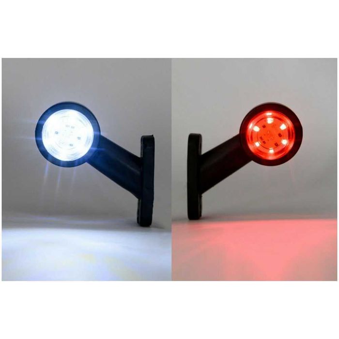 2 БРОЯ 12V 24V LED Диодно Мини рогче габарит за бус платформа камион