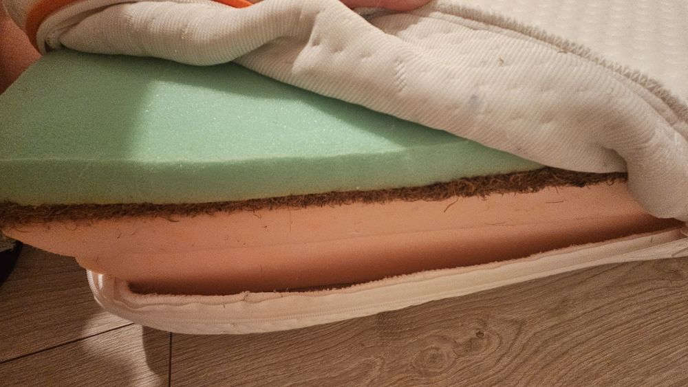 Saltea Ortopedică Organic Cocos, Husă Hipoalergenică Tencell