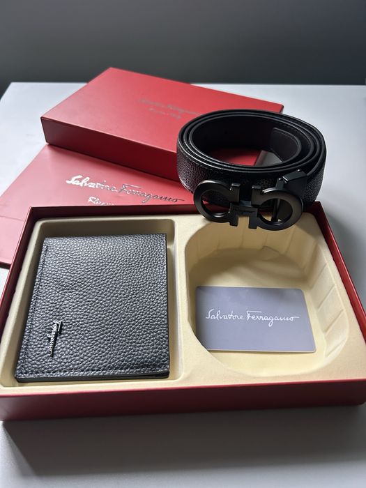 Salvatore Ferragamo колан и портфейл