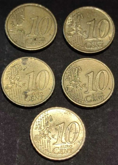 Monede vechi de 10 centi