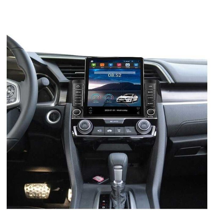 Navigatie Honda Civic din 2016 - 2021 Ecran TESLA 9.7 inch 4GB RAM
