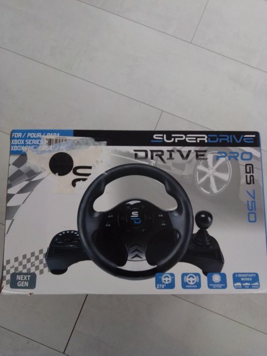 Volan Gaming Subsonic Super Drive Gs750 PC PS3 PS4 Xbox X S Nou Sigila