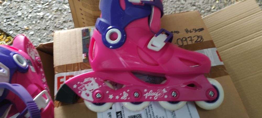 ДЕТСКИ РОЛЕРИ PLAY 3, розово и лилаво