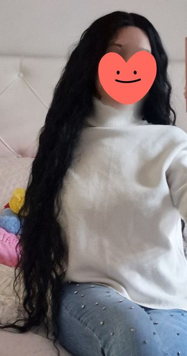 Vand peruca semi-naturala