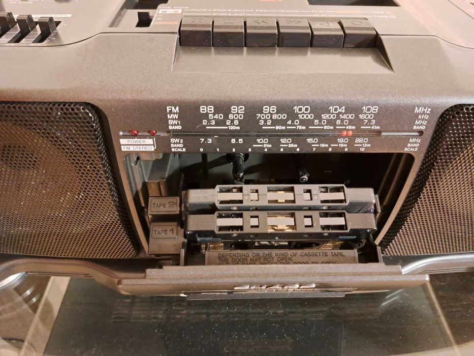 Dublu radio casetofon,boombox Sharp WQ-T359Z