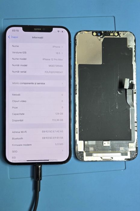 Placă Bază  iPhone 12 Pro Max  128 GB / Liberă / FACE ID