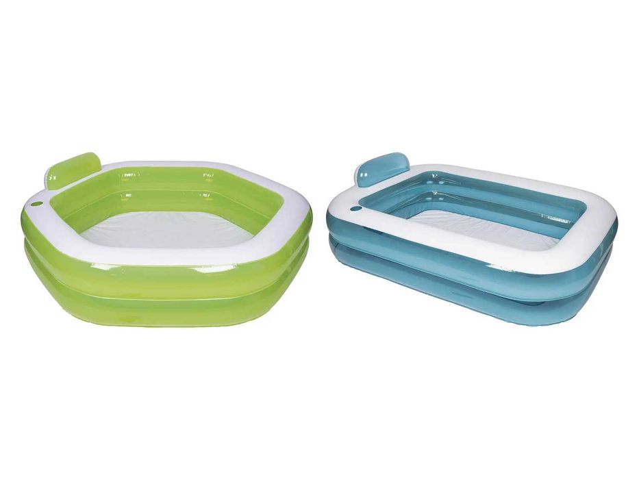 Надуваем басейн с вградени облегалка и чаша 202×151×46/60см