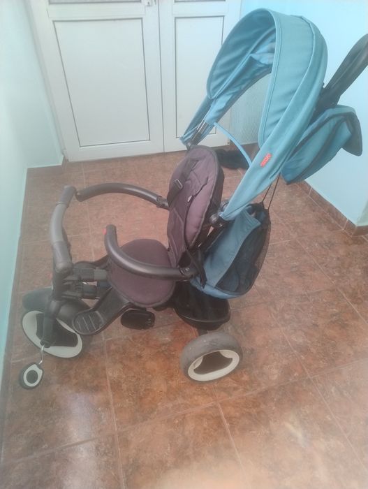 Tricicleta 3 în 1 pliabila QPlay