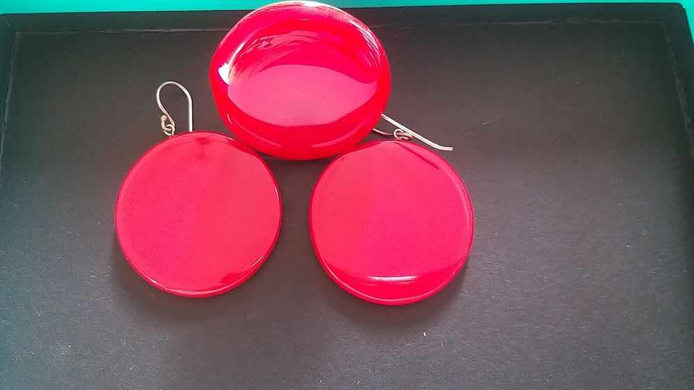 Набор украшений , серьги и кольцо