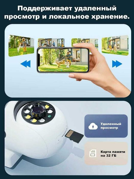 WiFi Kamera Uy uchun — Patronli IP Kamera | Tezkor Dostavka