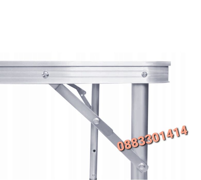 Комплект сгъваема маса със столове 120х60х70см