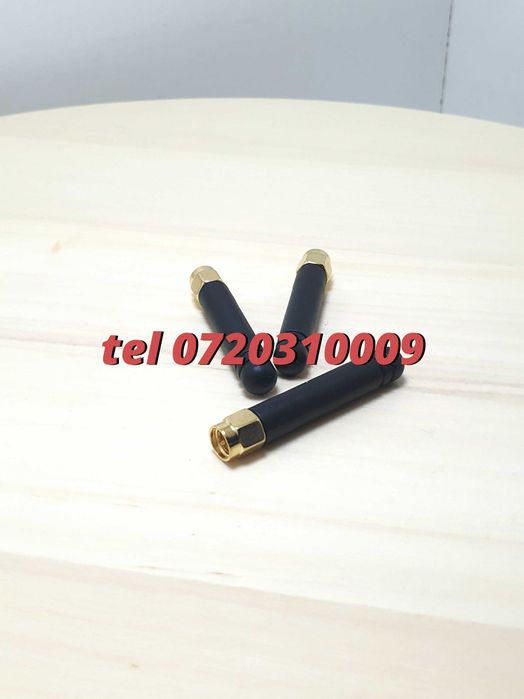 Antena Radio Gsm Gprs Amps 3G 2Dbi Quad Band 850-1900 Mhz Omnidirectional Port Conectare Sma Util Pentru Masina Telefon Player Si Sistem Audio