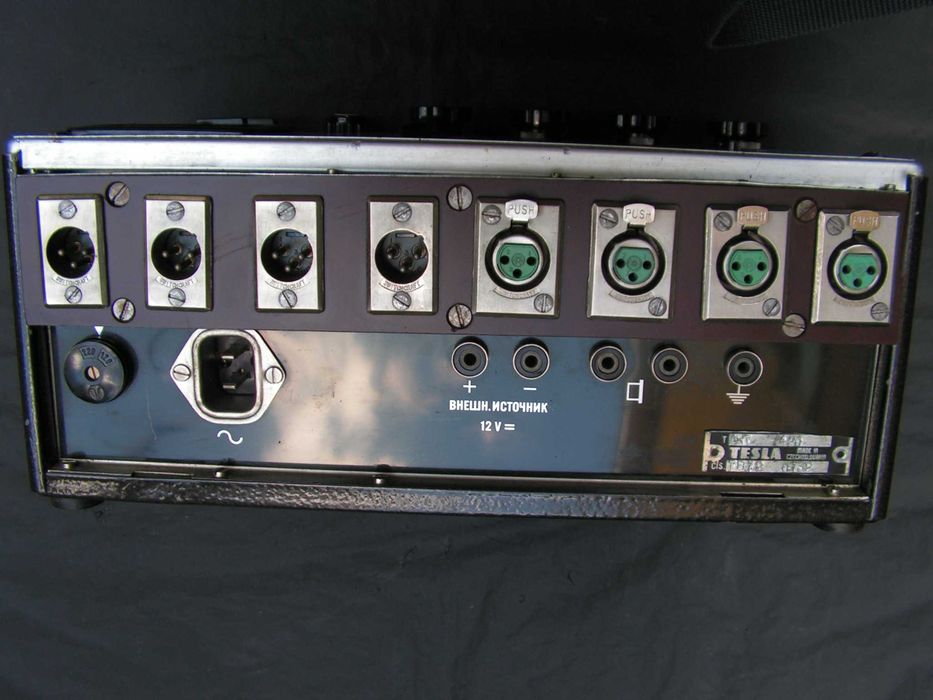 Винтидж, колекционерски аудио миксер Tesla ART-420 1+1 бр.