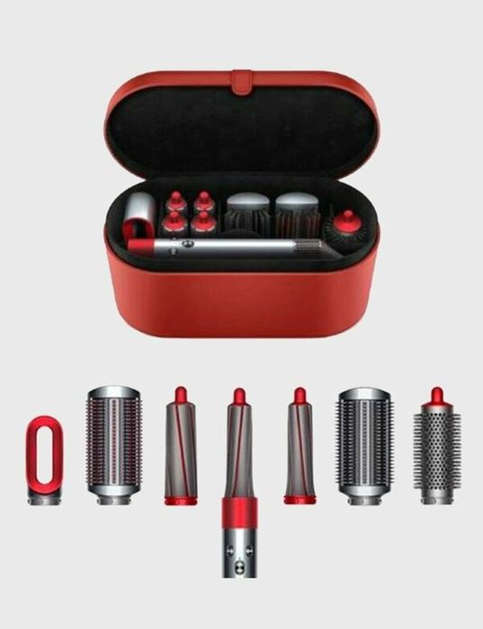 Стайлер Dyson HS01 Airwrap Complete nikel/red , CN c дорожным чехлом.
