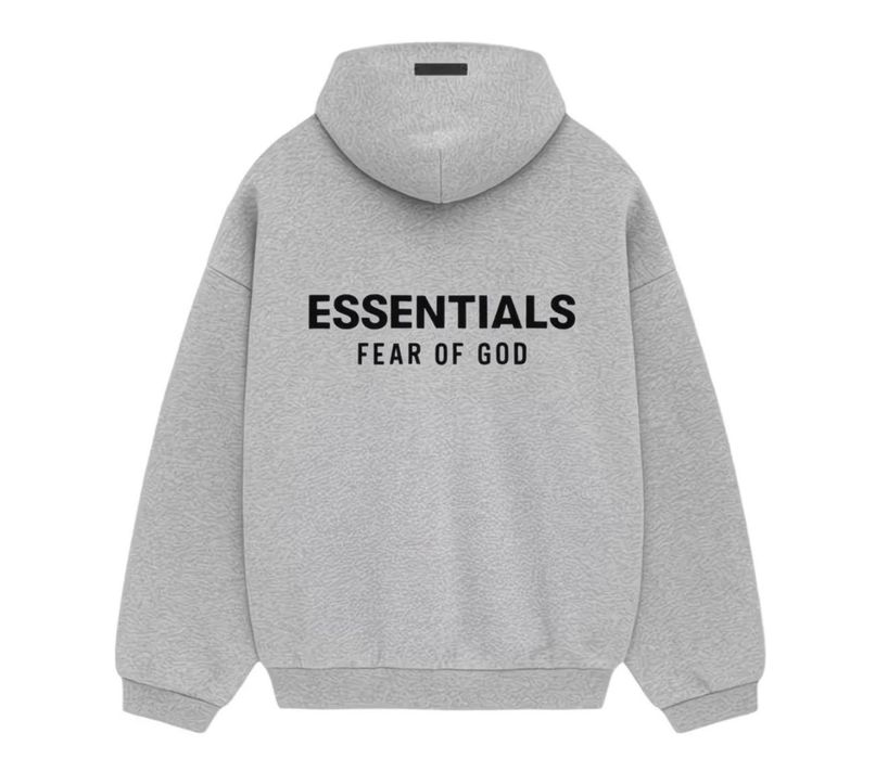 Худи essentials серое