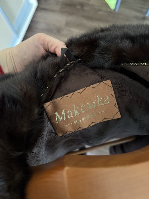 Натуральная норковая шуба