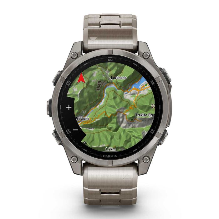 Garmin Fenix 8 - 47 мм, AMOLED, Sapphire - Titanium с титаниева каишка
