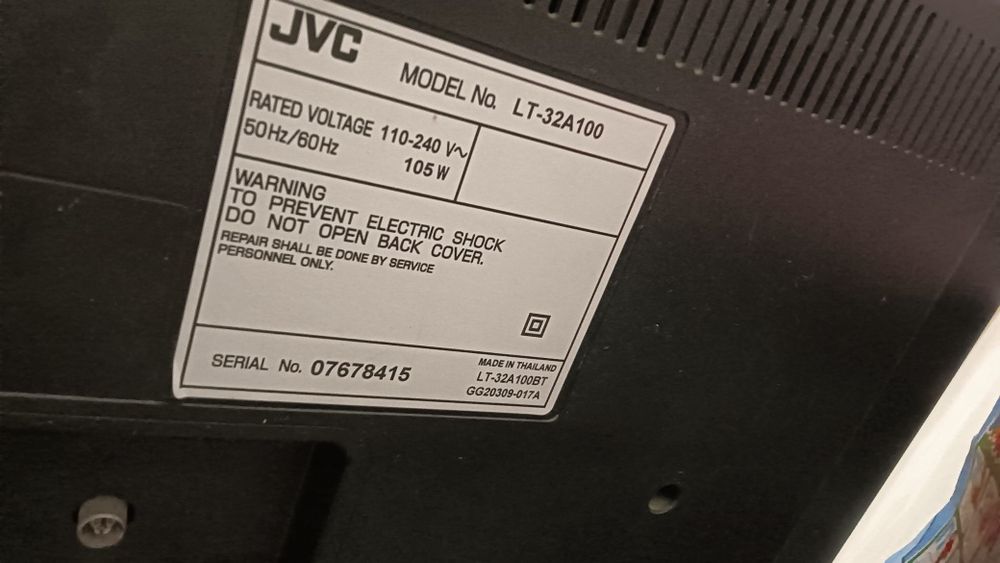 Телевизор JVC. Без