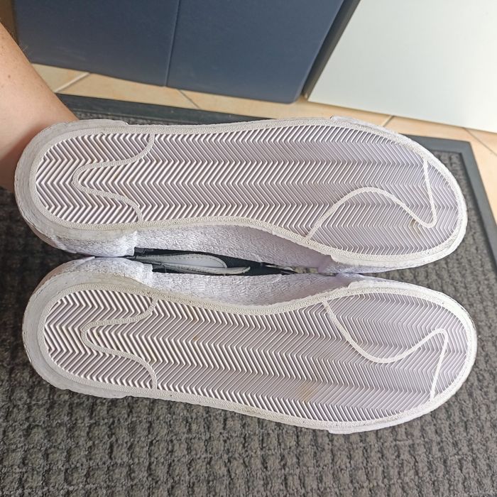 Adidași NIKE Sacai, alb -negru,nr 45,  ca noi