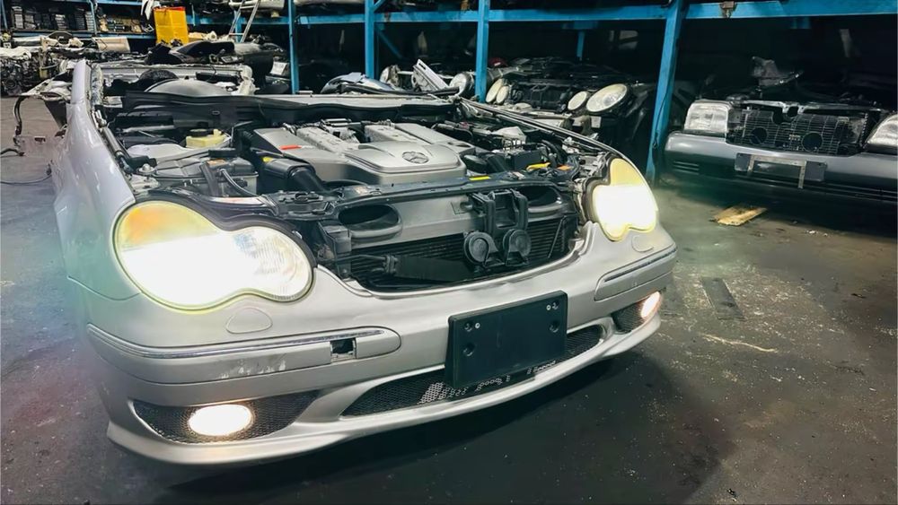 W203 C32 AMG m112 двигатель акпп kompressor авторазбор мерседес