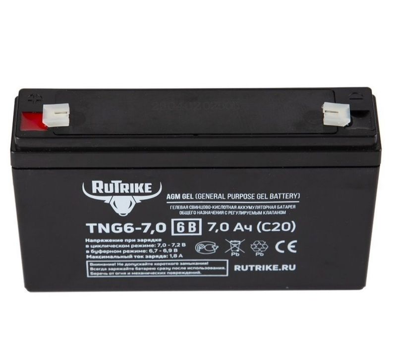 Аккумулятор 6V 7ah.Новые!