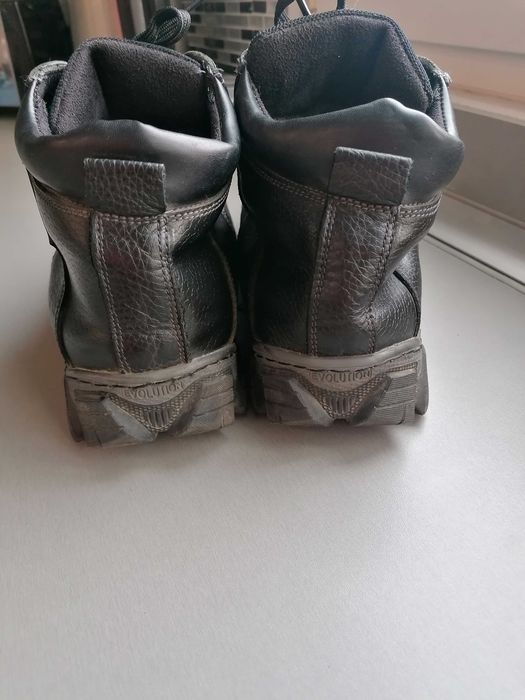 Мъжки зимни боти от естествена кожа, размер 40