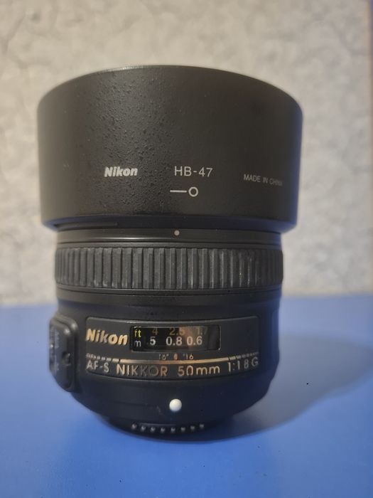Обьектив Nikon 50мм 1:1 8G