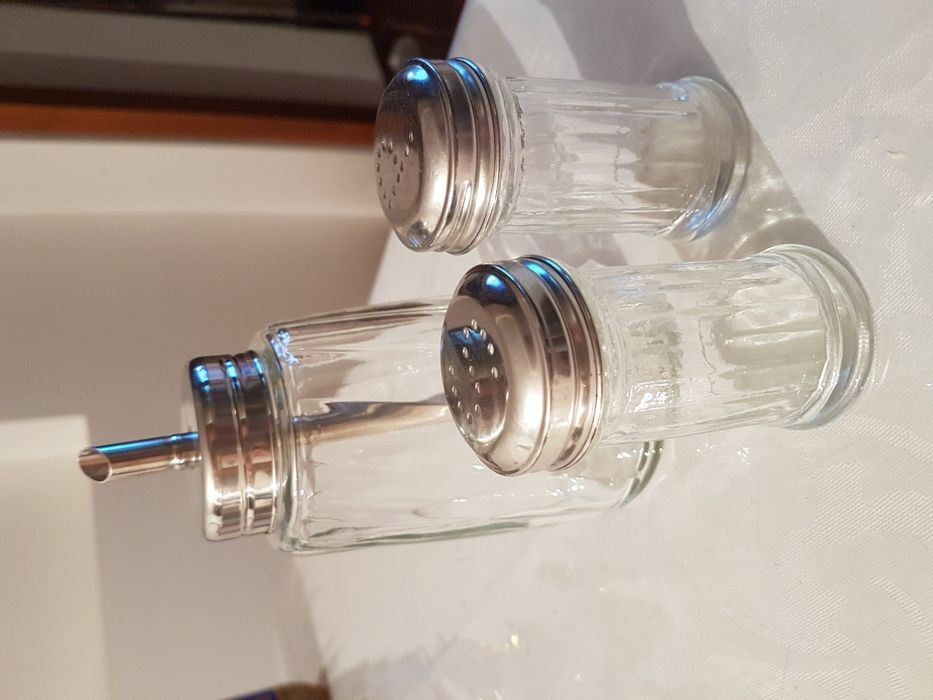 Сахарница + солонка и перечница