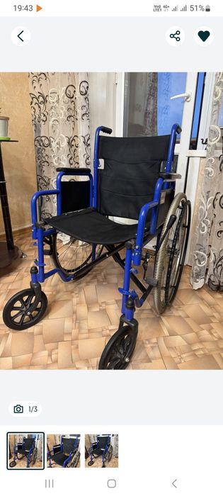 Инвалидная кресло коляска. Есть аренда.
