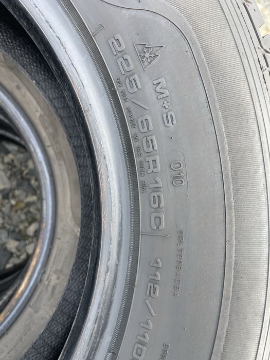 2 бр 225/65/16C Sava 8,5мм НОВИ