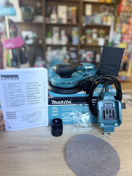 Акумулаторен ексцентършлайф Makita BO002CGZ, XGT, 40 V, 150 мм