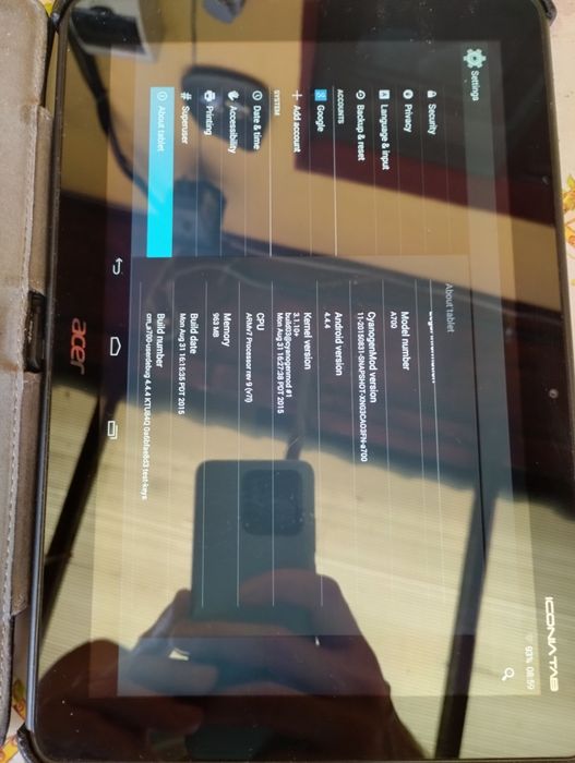 Tableta Acer Iconia tab a700 10.1 inch Dolby SD WiFi