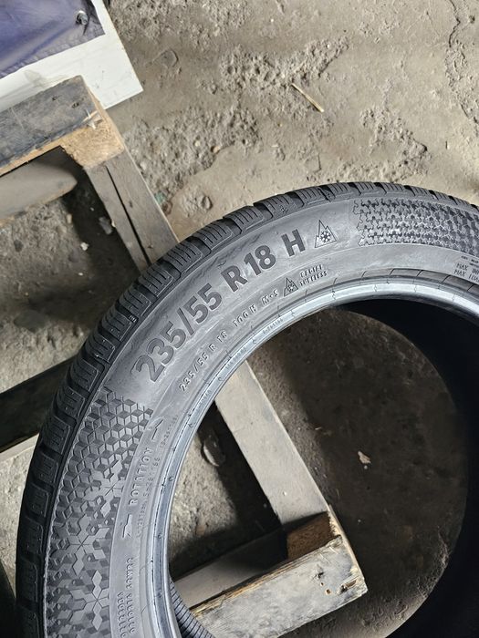 4 anvelope iarna 235 55 18 Continental 2022 7mm