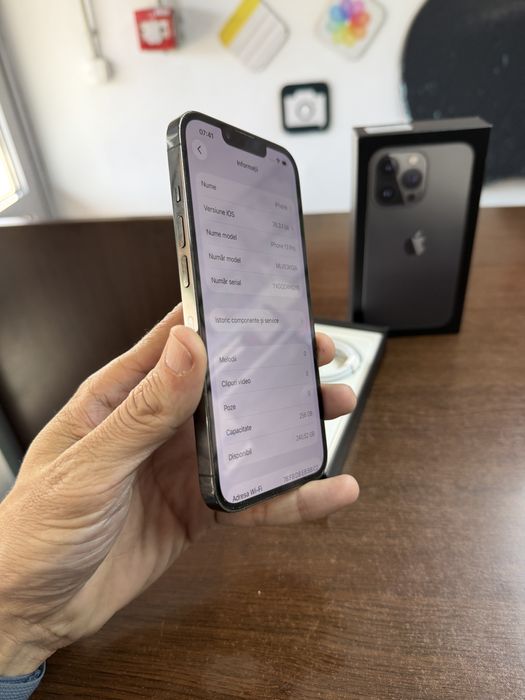 Vand Iphone 13 Pro 256Gb Black full box