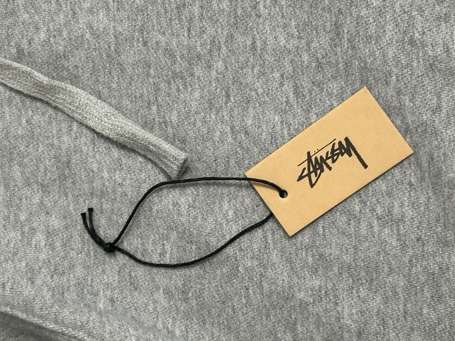 Stussy сив суичър с цип