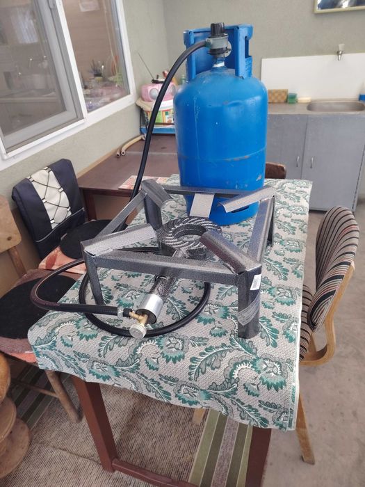 Пиростия с газова бутилка