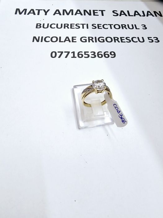 Vand inel dama din aur 14 k 3.14 g cod 366