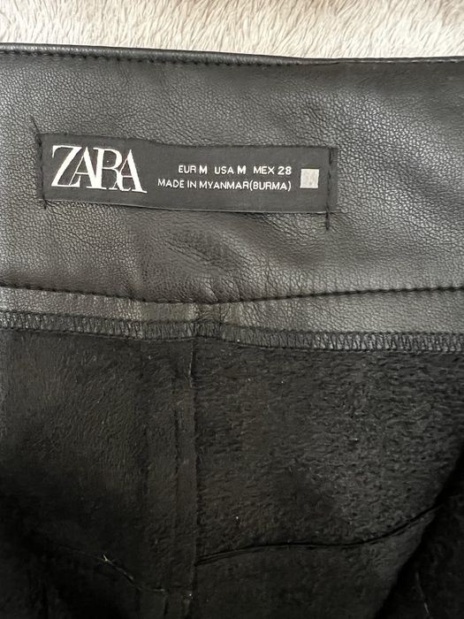 Юбка Zara, экокожа