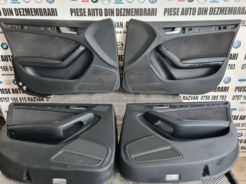 Set Fete Fata Tapiterie Usa Piele Alcantara Audi A5 Sportback 4 Usi 2.0 Tdi Euro 5 Motor CJC Cutie