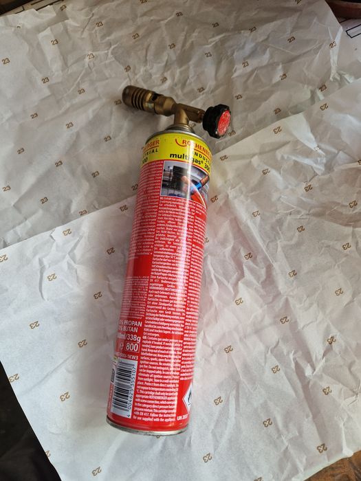 Arzator gaz Rothenberger - diuzaa înfundata