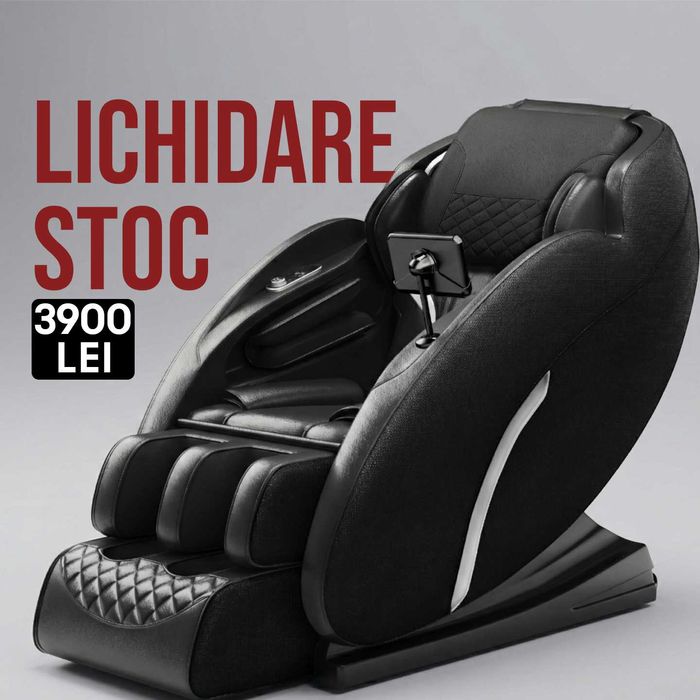 Scaun de masaj profesional NOU, garantie FULL! VIBRATII/ROLE/PERNE 53%