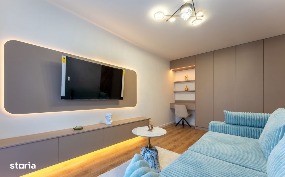 Apartament de 2 camere decomandat, 56 mp, parcare, Zona Terra — fotografia 3