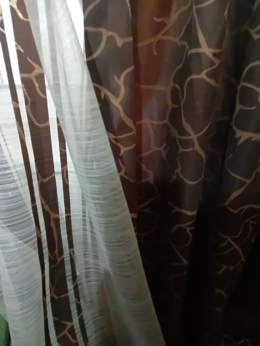 Set perdele + draperie cu rejansa  facuta in mod f profesionist