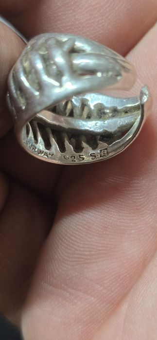 Inel argint Bernsten Hughes Norway