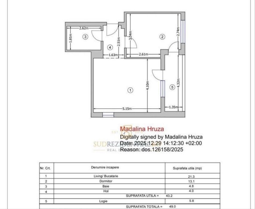 Apartament tip studio -VIVA residence