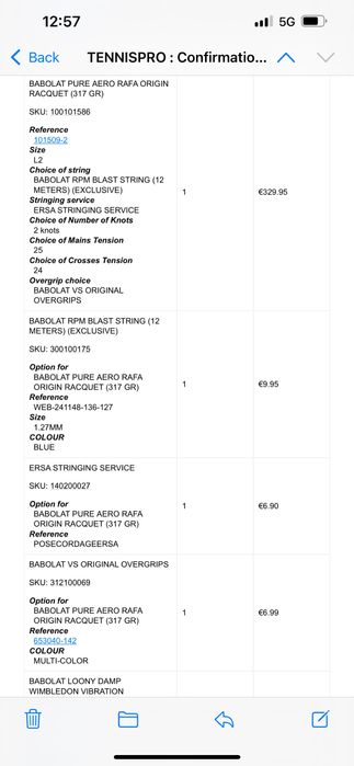 Babolat Pure Aero Rafa Origin