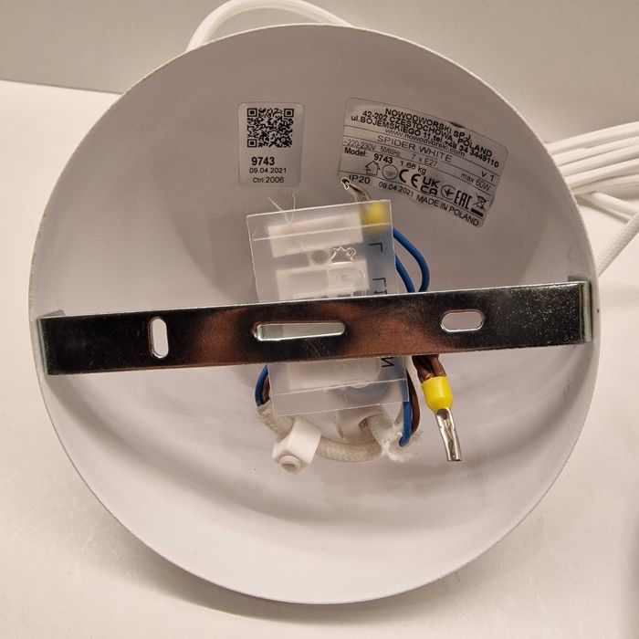 Lustră spider white 9743 Nowodvorski + cadou 8 becuri Philips