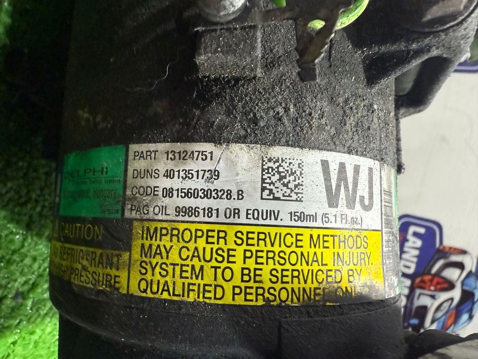 COMPRESOR AC ( 4 BUC.) OPEL ASTRA H COD OEM 13124751 2004-2010