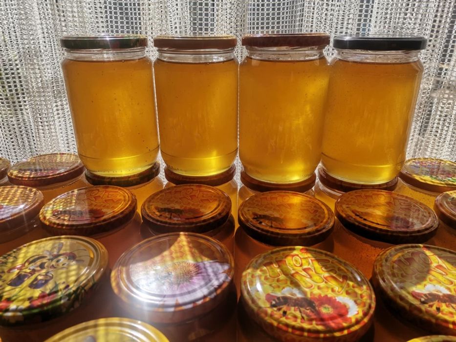 Продавам чист натурален пчелен мед и пчелен прашец