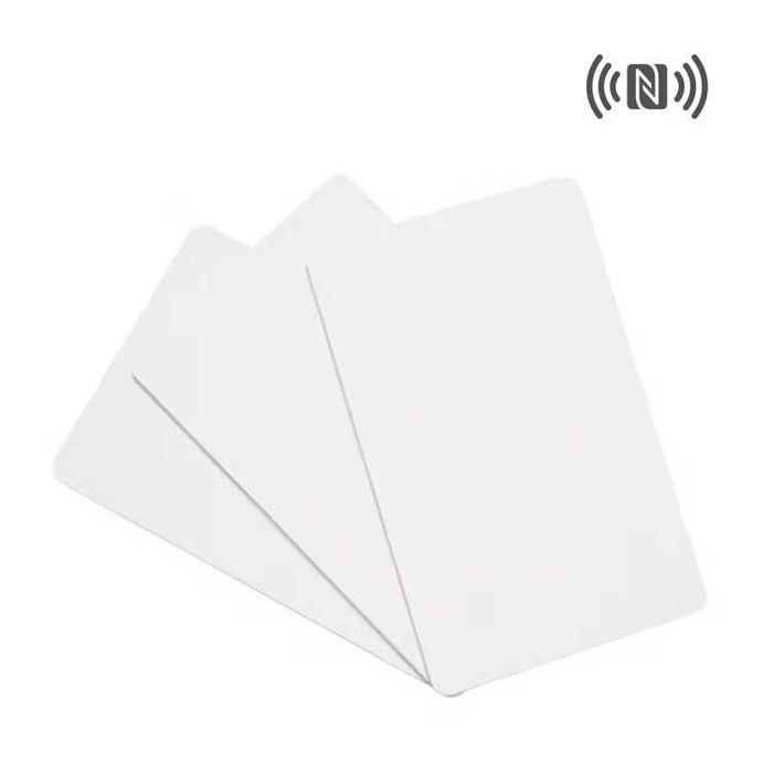 Carduri albe PVC NFC NXP Mifare Classic 1k pentru imprimante inkjet, print fata-verso, 10 carduri/set